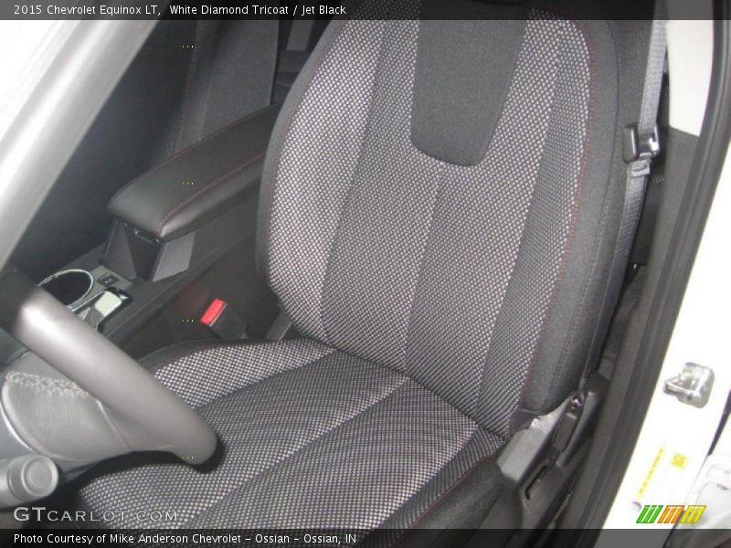 White Diamond Tricoat / Jet Black 2015 Chevrolet Equinox LT