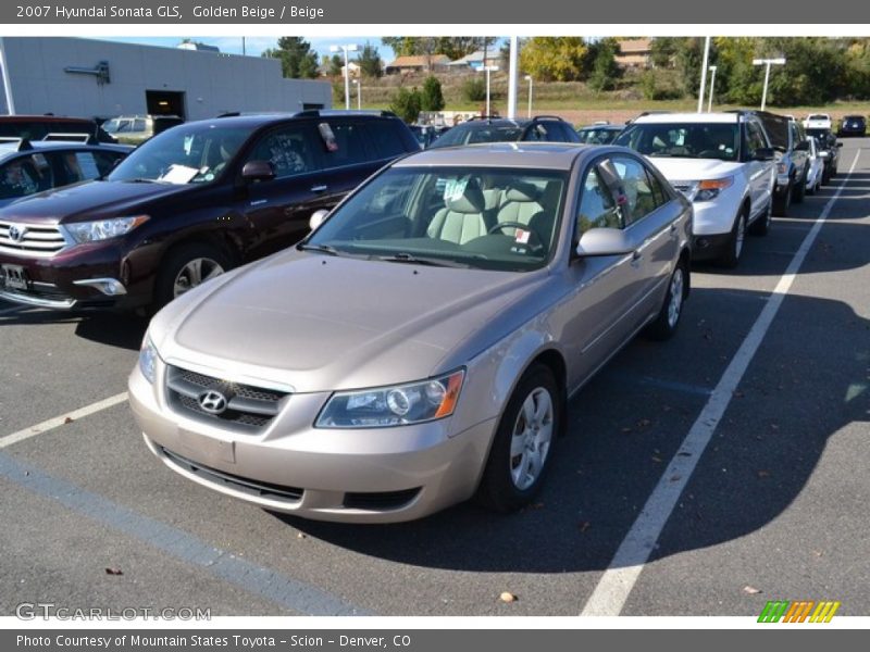 Golden Beige / Beige 2007 Hyundai Sonata GLS