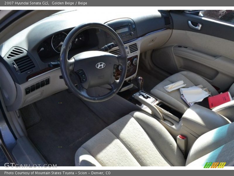 Golden Beige / Beige 2007 Hyundai Sonata GLS