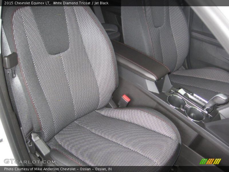 White Diamond Tricoat / Jet Black 2015 Chevrolet Equinox LT