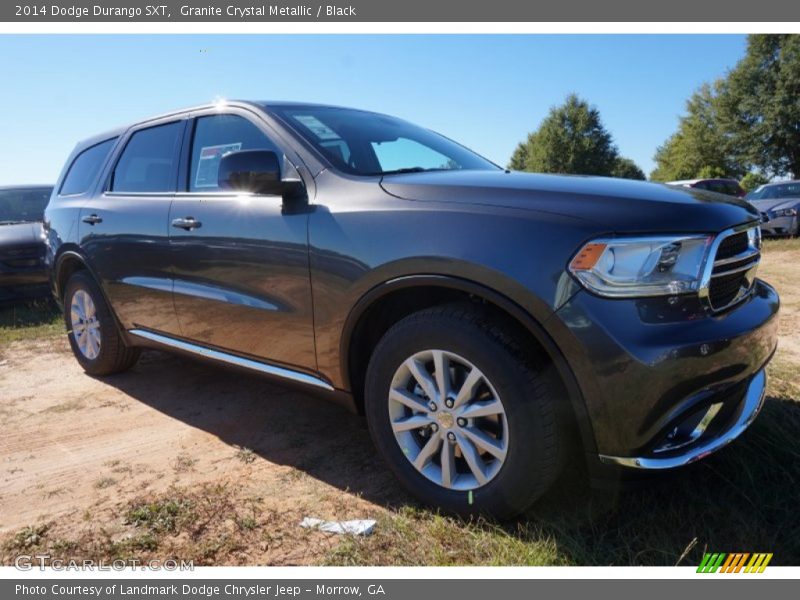 Granite Crystal Metallic / Black 2014 Dodge Durango SXT