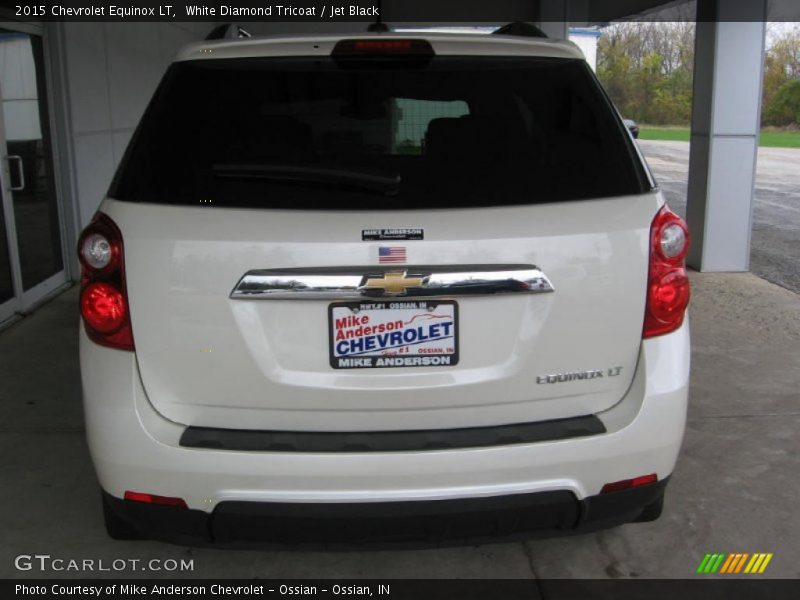 White Diamond Tricoat / Jet Black 2015 Chevrolet Equinox LT