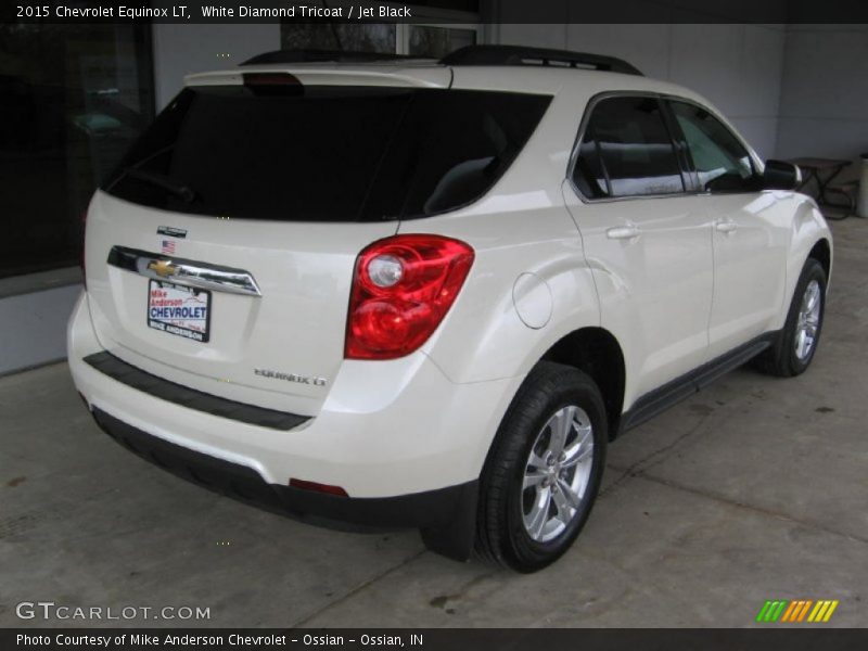 White Diamond Tricoat / Jet Black 2015 Chevrolet Equinox LT