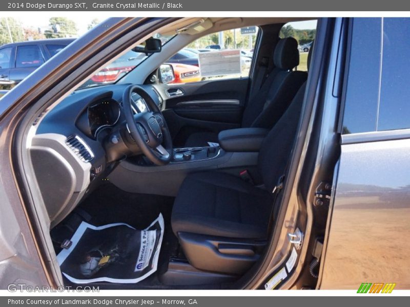 Granite Crystal Metallic / Black 2014 Dodge Durango SXT