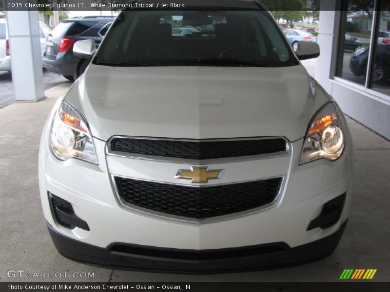 White Diamond Tricoat / Jet Black 2015 Chevrolet Equinox LT