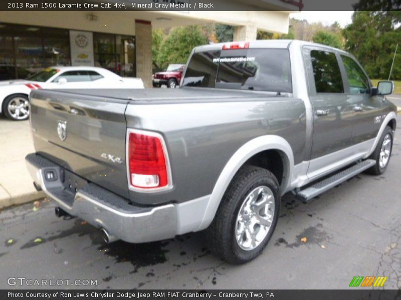 Mineral Gray Metallic / Black 2013 Ram 1500 Laramie Crew Cab 4x4