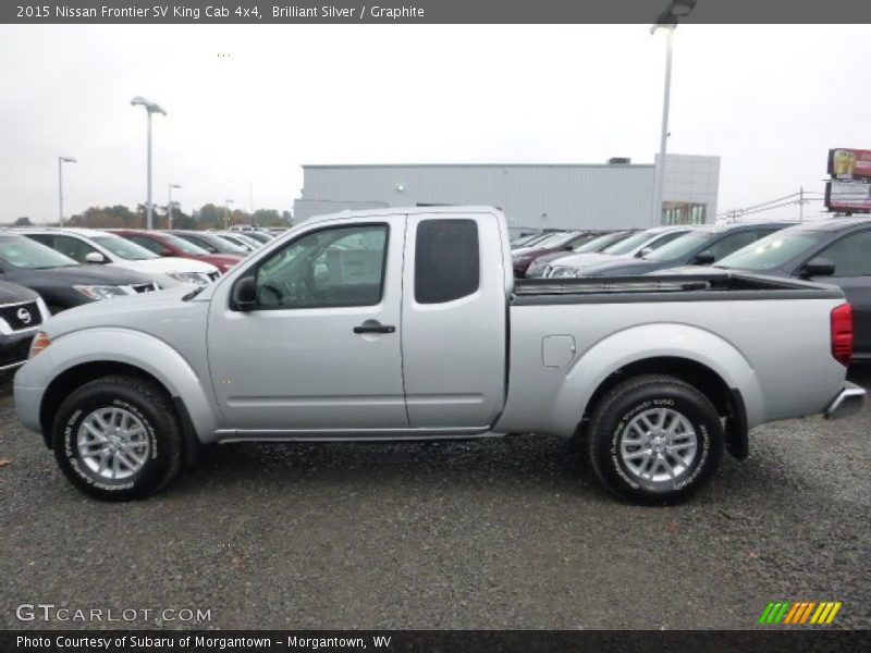 Brilliant Silver / Graphite 2015 Nissan Frontier SV King Cab 4x4