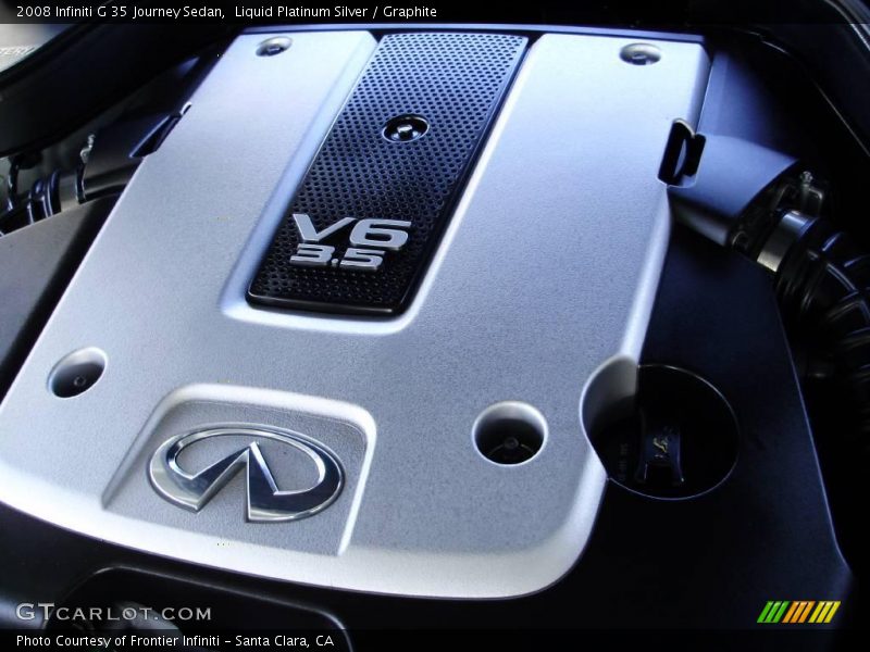 Liquid Platinum Silver / Graphite 2008 Infiniti G 35 Journey Sedan