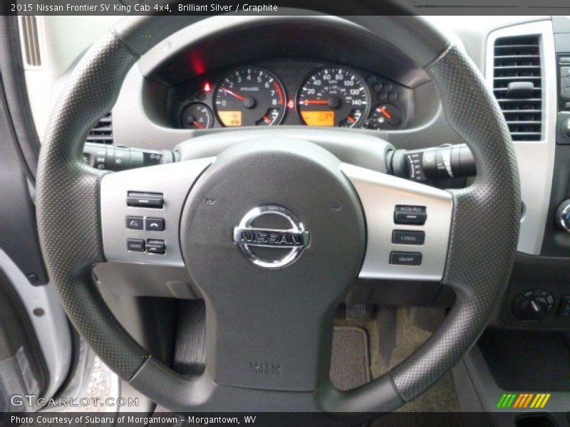 Brilliant Silver / Graphite 2015 Nissan Frontier SV King Cab 4x4