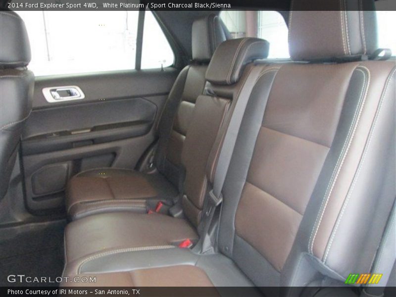 White Platinum / Sport Charcoal Black/Sienna 2014 Ford Explorer Sport 4WD
