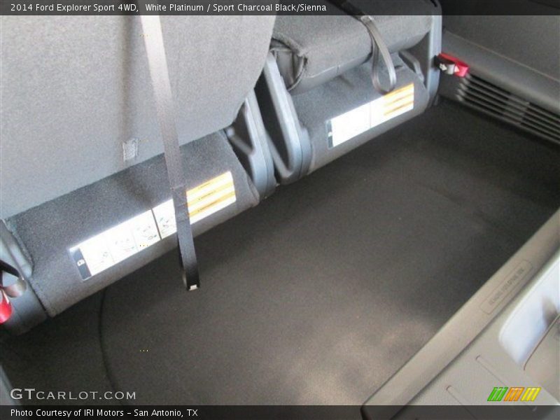 White Platinum / Sport Charcoal Black/Sienna 2014 Ford Explorer Sport 4WD