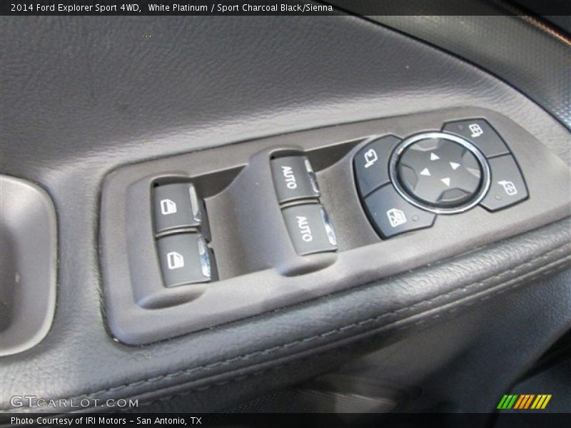 White Platinum / Sport Charcoal Black/Sienna 2014 Ford Explorer Sport 4WD