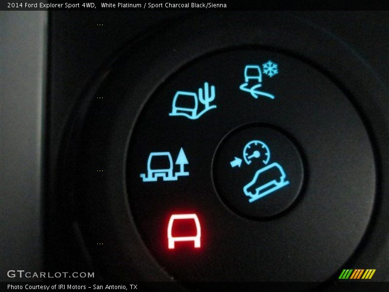 White Platinum / Sport Charcoal Black/Sienna 2014 Ford Explorer Sport 4WD