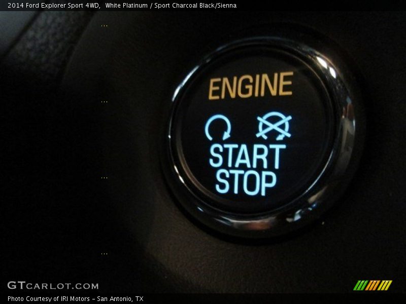 White Platinum / Sport Charcoal Black/Sienna 2014 Ford Explorer Sport 4WD