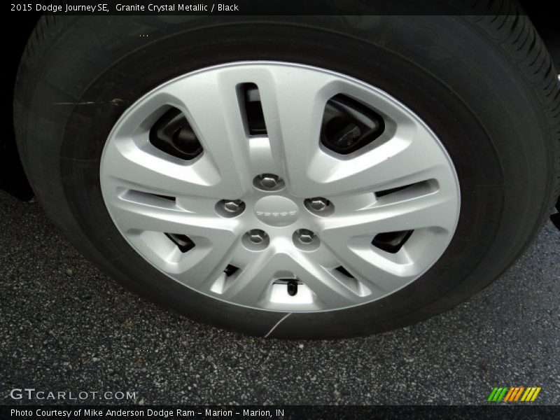 Granite Crystal Metallic / Black 2015 Dodge Journey SE