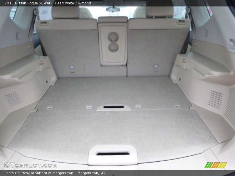 Pearl White / Almond 2015 Nissan Rogue SL AWD