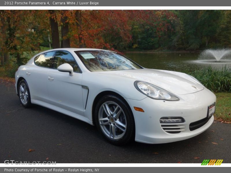 Front 3/4 View of 2012 Panamera 4