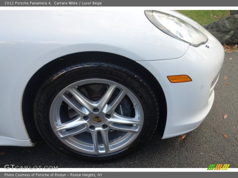 Carrara White / Luxor Beige 2012 Porsche Panamera 4