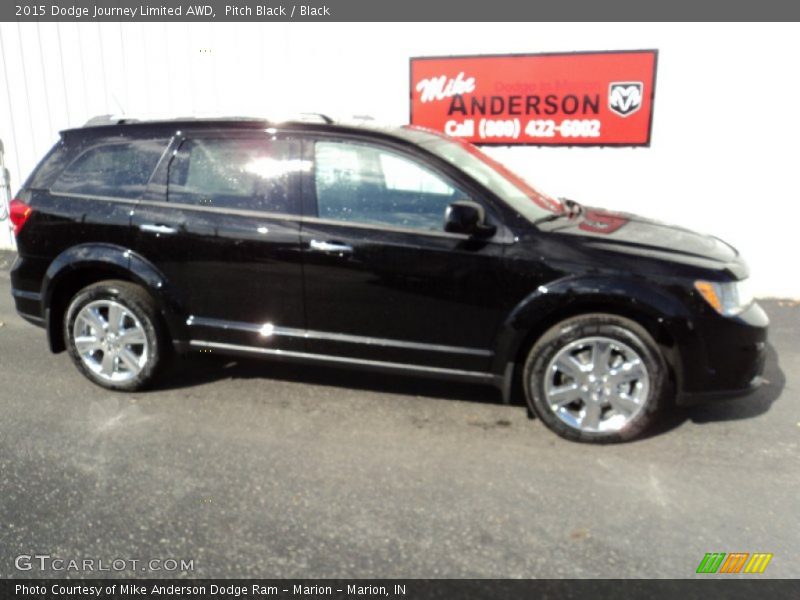 Pitch Black / Black 2015 Dodge Journey Limited AWD