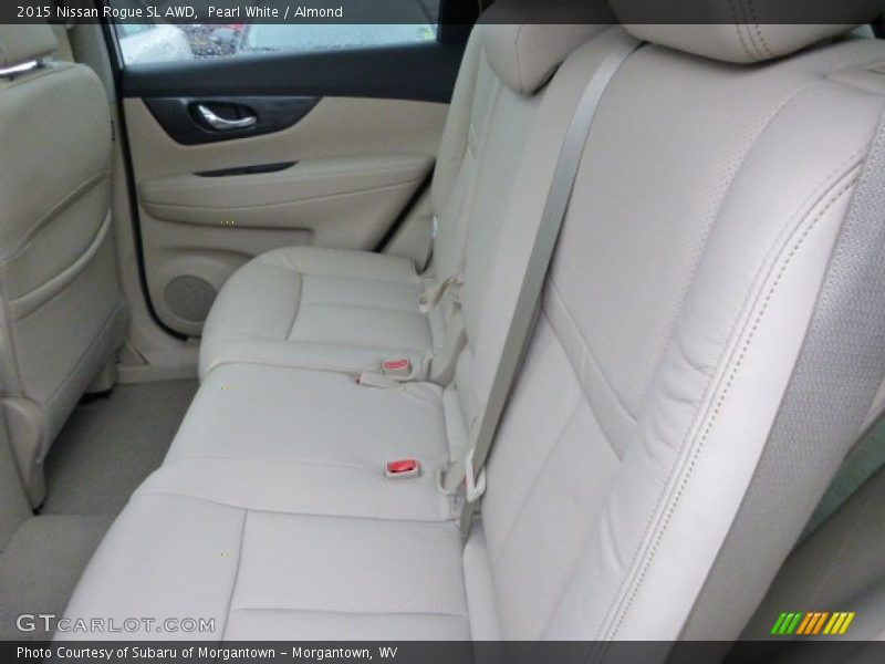 Pearl White / Almond 2015 Nissan Rogue SL AWD