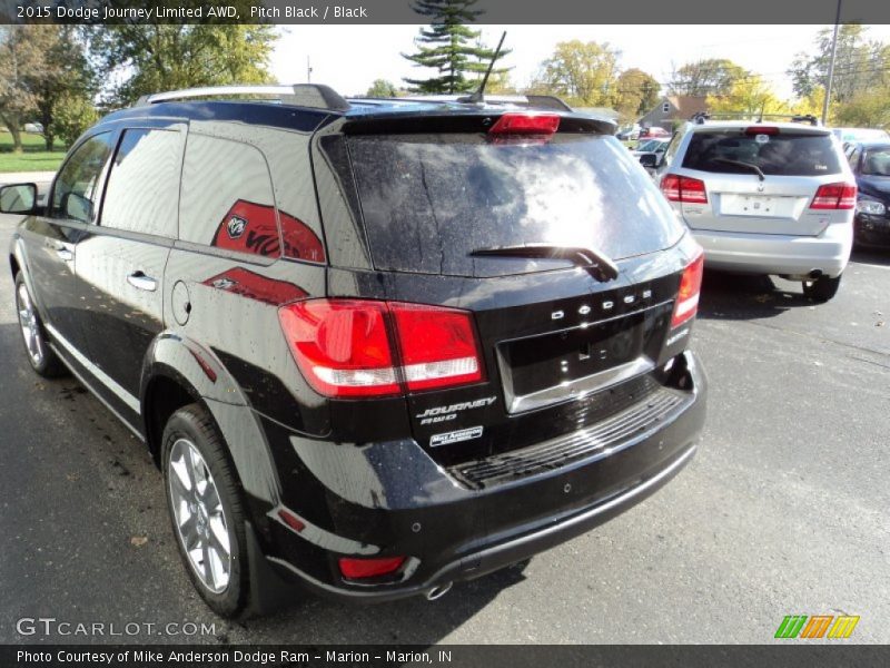 Pitch Black / Black 2015 Dodge Journey Limited AWD