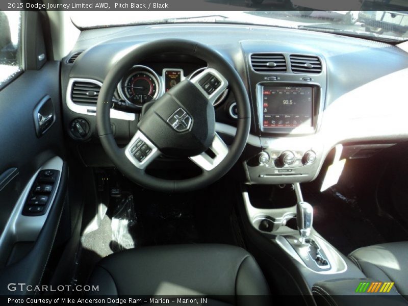 Pitch Black / Black 2015 Dodge Journey Limited AWD