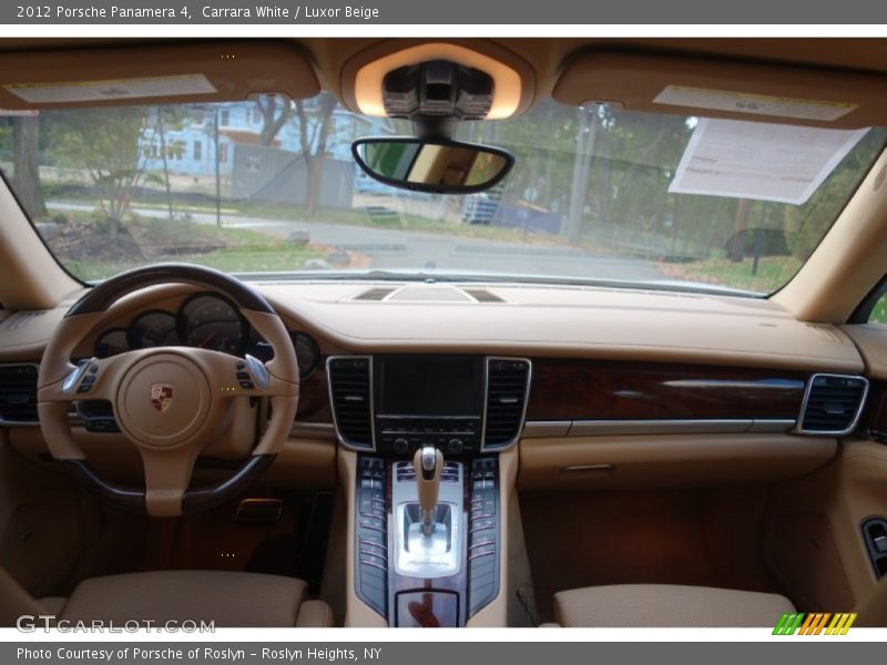 Carrara White / Luxor Beige 2012 Porsche Panamera 4