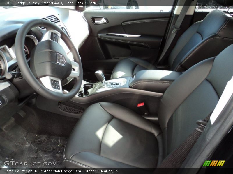 Pitch Black / Black 2015 Dodge Journey Limited AWD