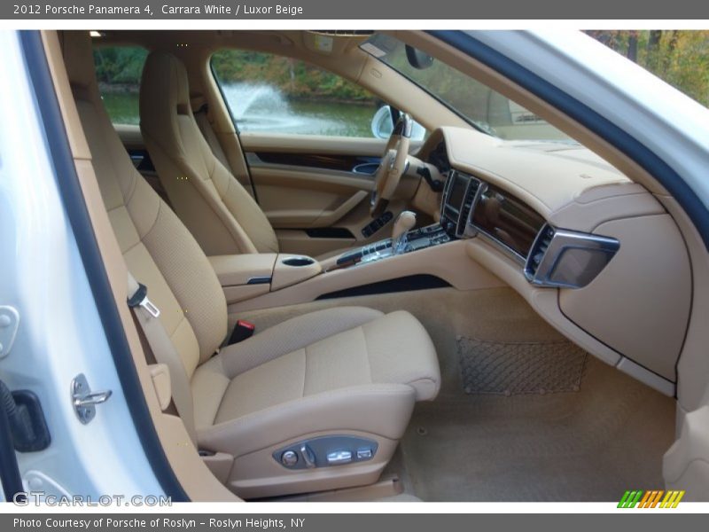 Carrara White / Luxor Beige 2012 Porsche Panamera 4