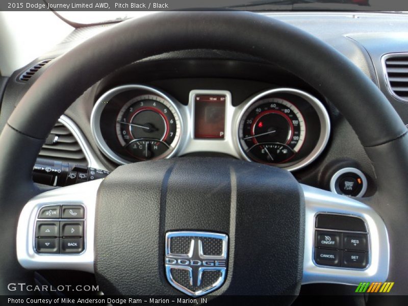 Pitch Black / Black 2015 Dodge Journey Limited AWD