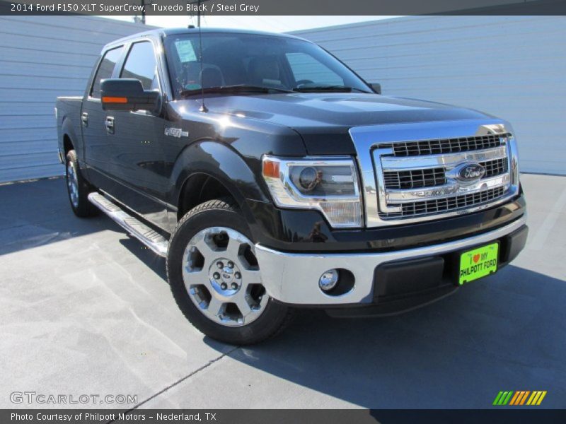 Tuxedo Black / Steel Grey 2014 Ford F150 XLT SuperCrew