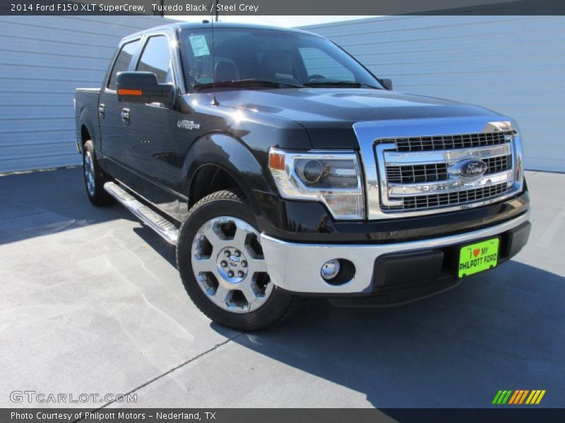 Tuxedo Black / Steel Grey 2014 Ford F150 XLT SuperCrew