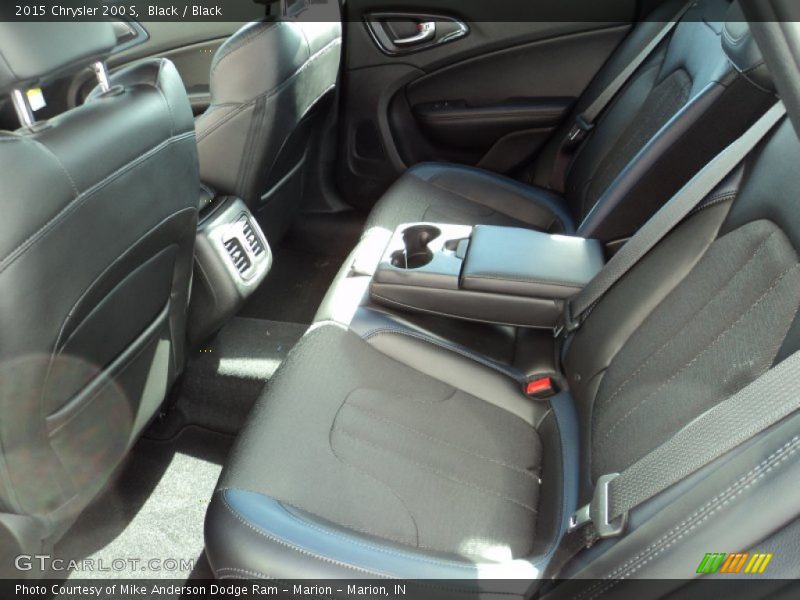 Black / Black 2015 Chrysler 200 S