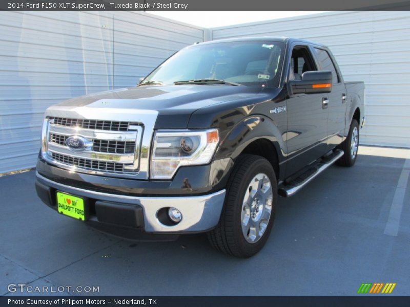 Tuxedo Black / Steel Grey 2014 Ford F150 XLT SuperCrew