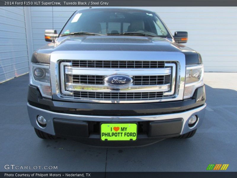 Tuxedo Black / Steel Grey 2014 Ford F150 XLT SuperCrew