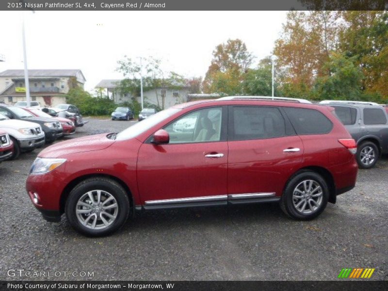 Cayenne Red / Almond 2015 Nissan Pathfinder SL 4x4