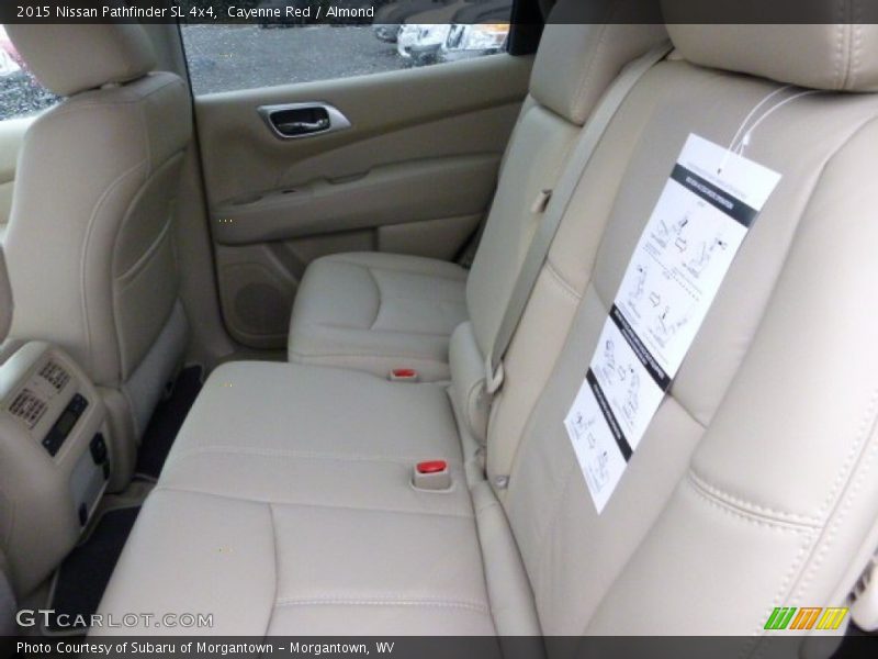 Rear Seat of 2015 Pathfinder SL 4x4