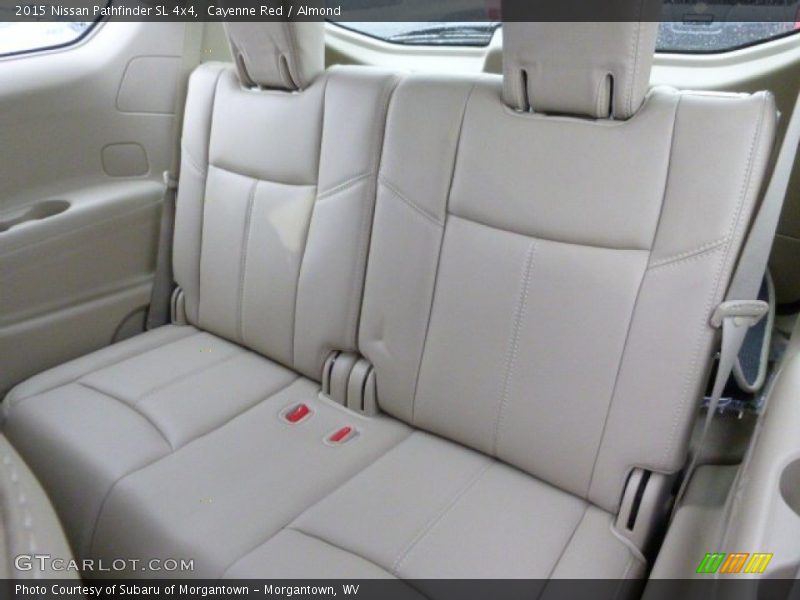 Rear Seat of 2015 Pathfinder SL 4x4