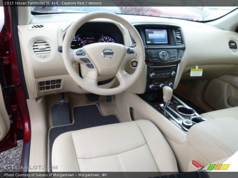 Almond Interior - 2015 Pathfinder SL 4x4 