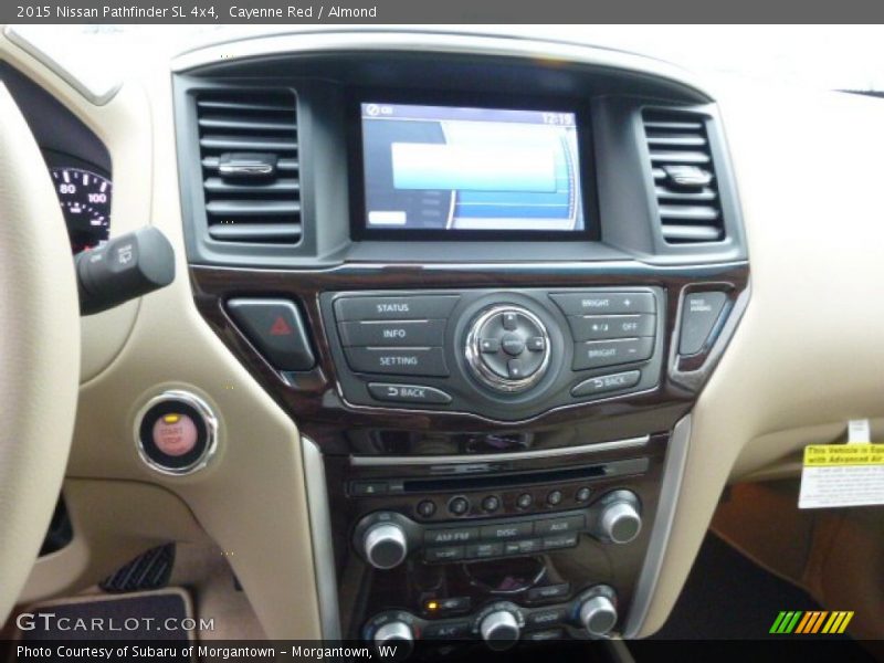 Controls of 2015 Pathfinder SL 4x4