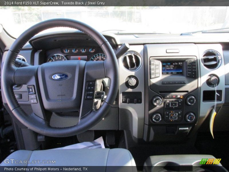 Tuxedo Black / Steel Grey 2014 Ford F150 XLT SuperCrew