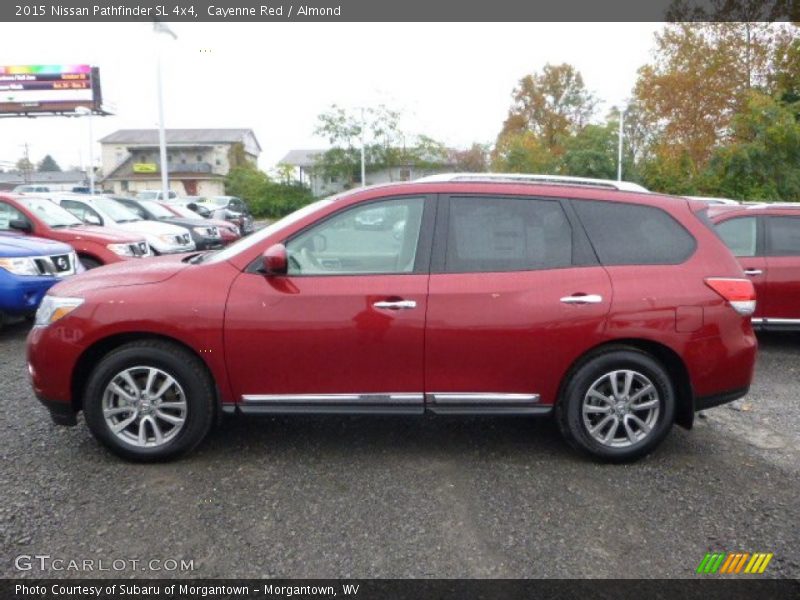 Cayenne Red / Almond 2015 Nissan Pathfinder SL 4x4