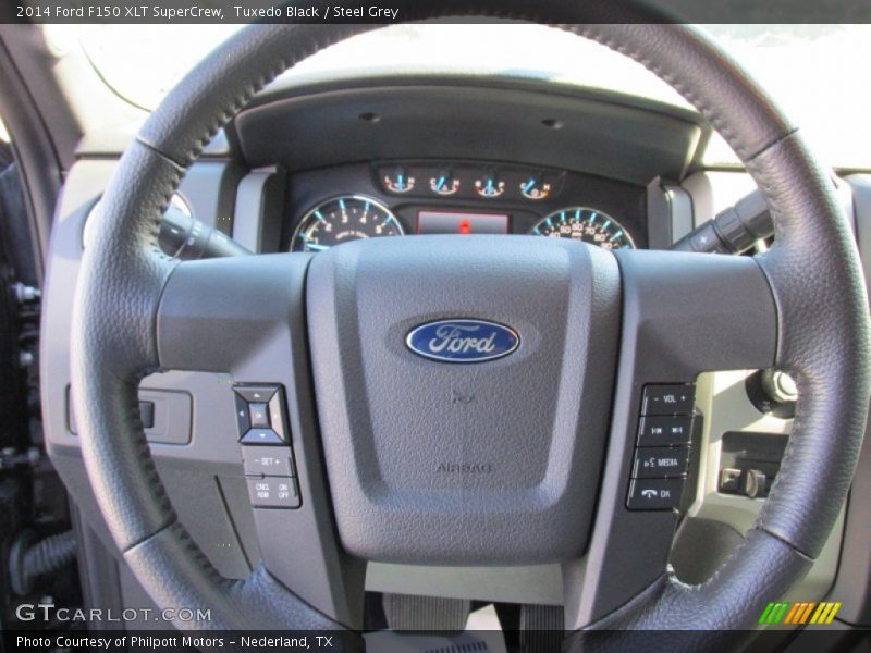 Tuxedo Black / Steel Grey 2014 Ford F150 XLT SuperCrew
