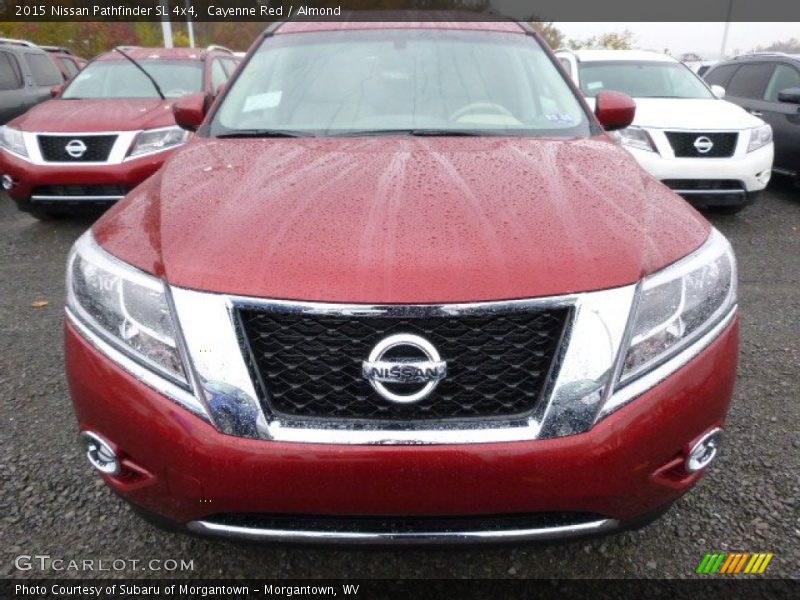 Cayenne Red / Almond 2015 Nissan Pathfinder SL 4x4
