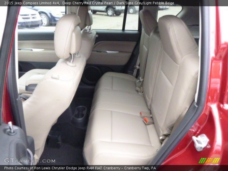 Deep Cherry Red Crystal Pearl / Dark Slate Gray/Light Pebble Beige 2015 Jeep Compass Limited 4x4