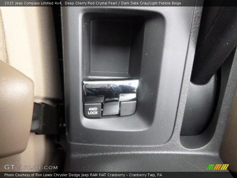 Deep Cherry Red Crystal Pearl / Dark Slate Gray/Light Pebble Beige 2015 Jeep Compass Limited 4x4