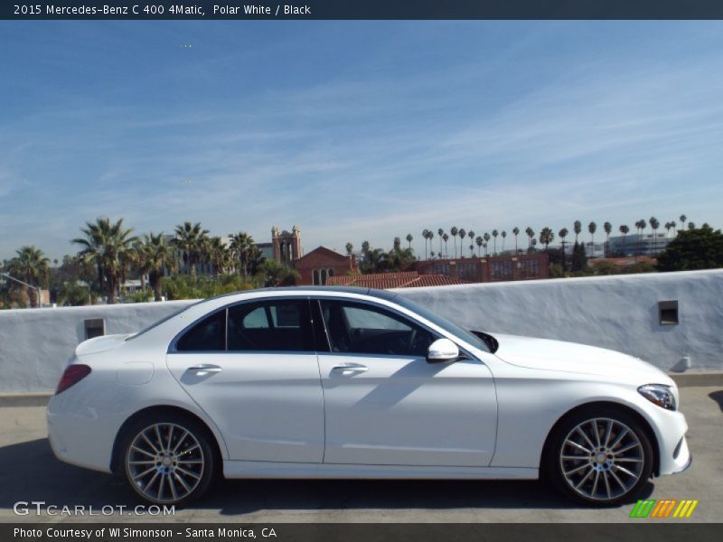 Polar White / Black 2015 Mercedes-Benz C 400 4Matic