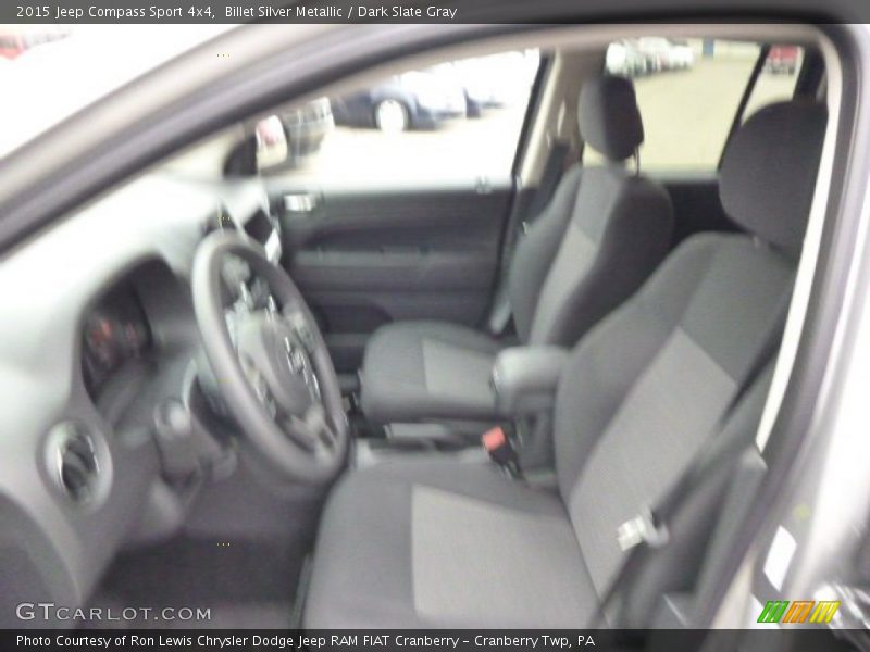 Billet Silver Metallic / Dark Slate Gray 2015 Jeep Compass Sport 4x4