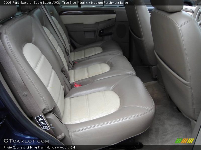 True Blue Metallic / Medium Parchment Beige 2003 Ford Explorer Eddie Bauer AWD