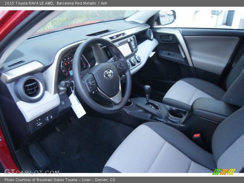 Barcelona Red Metallic / Ash 2015 Toyota RAV4 LE AWD